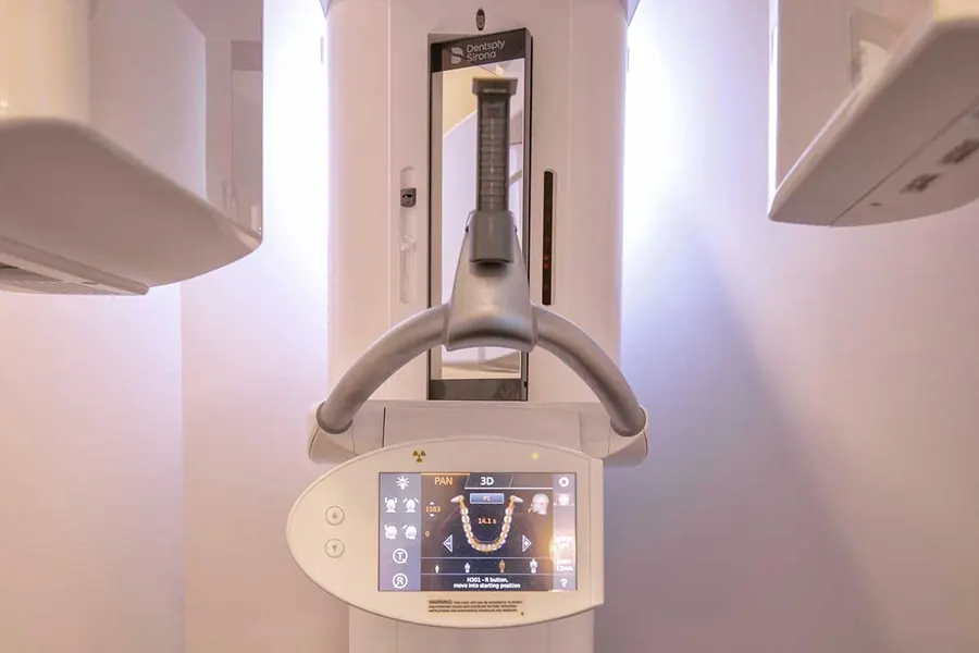 The practice's cone beam 3D scanner.